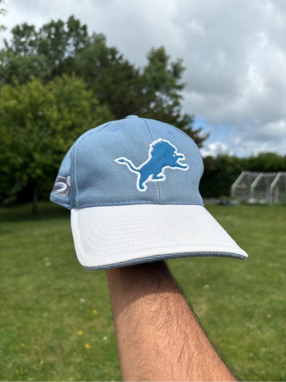 Detroit Lions Sports Specialties NFL Vintage 90s Y2K Logo Twill Hat Cap OSFA